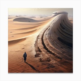Dune Ship Desert Canvas Print