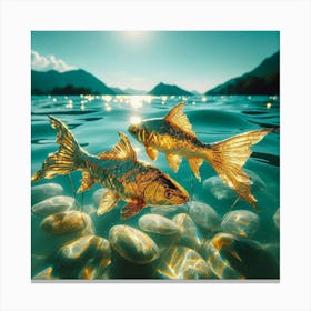 Golden fish 3 Canvas Print