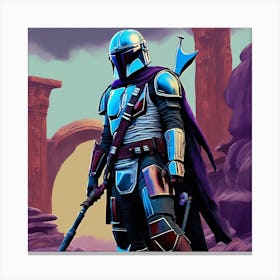 The Mandalorian Canvas Print