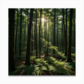 Fern Forest Canvas Print