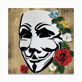 Anonymous Mask Canvas Print