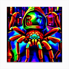 Psychedelic Street Tarantula Canvas Print