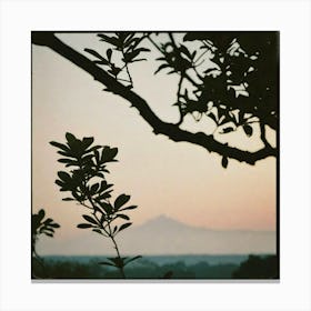 Pretty sky mountain Canvas Print