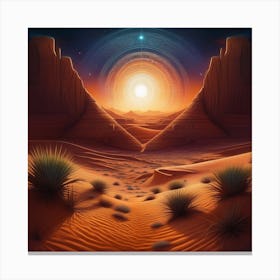 Desert Landscape 69 Canvas Print