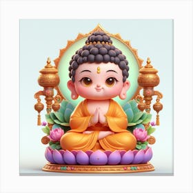 Lord buddha Canvas Print