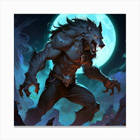 Werewolf 6 Canvas Print