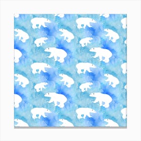 Polar Bears Canvas Print