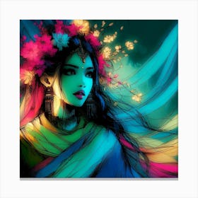 Exotic Beauty Artwork 56 Canvas Print