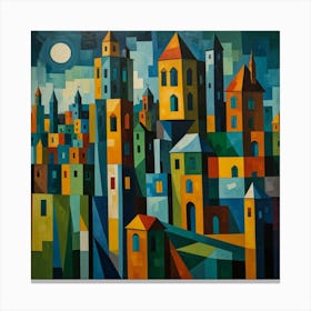 Cityscape 17 Canvas Print