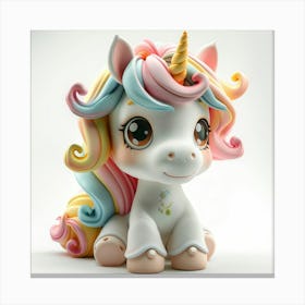 Unicorn Figurine 88 Canvas Print