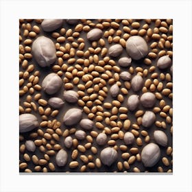 Close Up Of Seeds Canvas Print