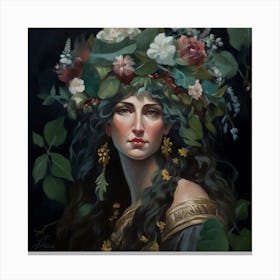Greek Goddess 5 Canvas Print