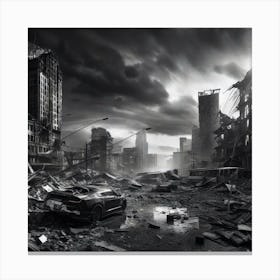 Apocalypse City 1 Canvas Print