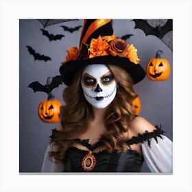 Spooky Halloween Canvas Print