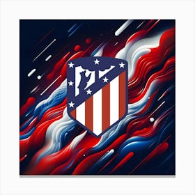 Atlético de Madrid Logo Wall Art 20 Canvas Print