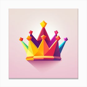 Colorful Crown Canvas Print