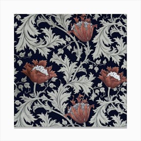 William Morris Textile Design 13 Canvas Print