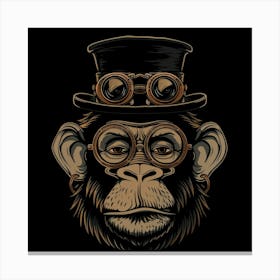 Steampunk Monkey 24 Canvas Print