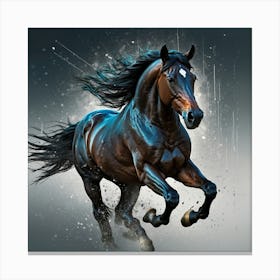 Horse Running 1 Canvas Print