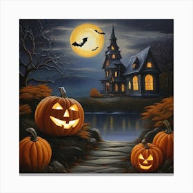 Haunted House 12 Canvas Print