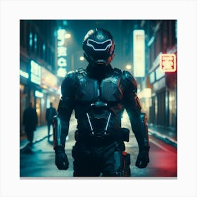 Futuristic Man 1 Canvas Print