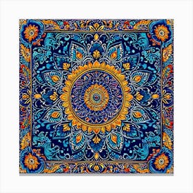 Paisley Tapestry A Classic Paisley Design With Rich Colors And Intricate Details Perfect Islamic Painting 1 Canvas Print