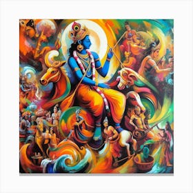 Lord Krishna 6 Canvas Print