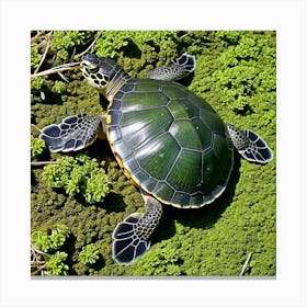 Green Sea Turtle 4 Canvas Print