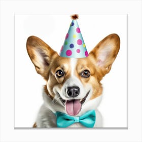 Birthday Dog Canvas Print