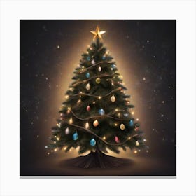 Christmas Tree 8 Canvas Print