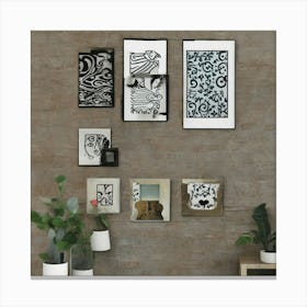 Black And White Wall Art Canvas Print