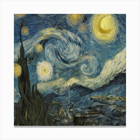 Starry Night 17 Canvas Print