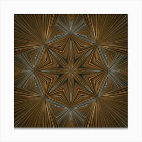Abstract Fractal Pattern art print 2 Canvas Print