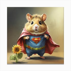 Super Hamster 2 Canvas Print