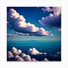 Clouds In The Sky Canvas Print