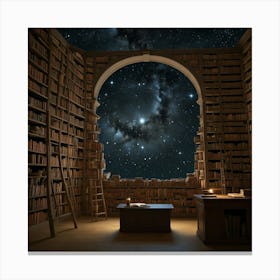 Library Canvas Print