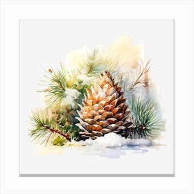 Pine Cones 1 Canvas Print