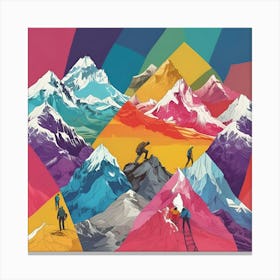 Mountaineering 4 Canvas Print