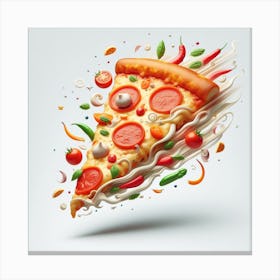 Pizza45 Canvas Print