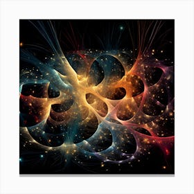 String Theory According To Ai By Csaba Fikker For Ai Art Depot 13 Canvas Print