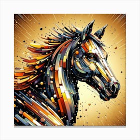 Creative Horse Beauty Illustration Nr 276 Canvas Print