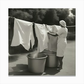 'Laundry Day' Canvas Print