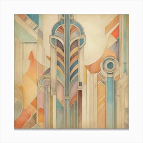 Deco Wallpaper Canvas Print