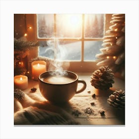 Christmas In Winter Canvas Print