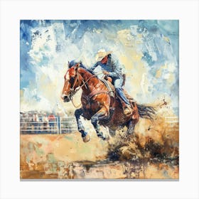 Rodeo Rider 4 Canvas Print