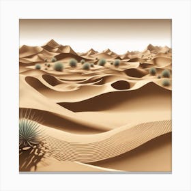 Desert Landscape 6 Canvas Print