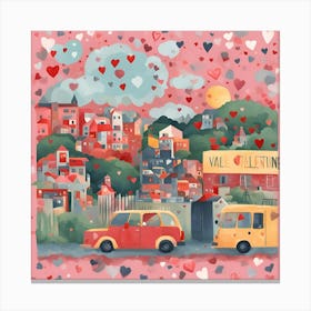 Valentine'S Day Canvas Print