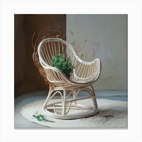 Rattan Chair 2 Canvas Print