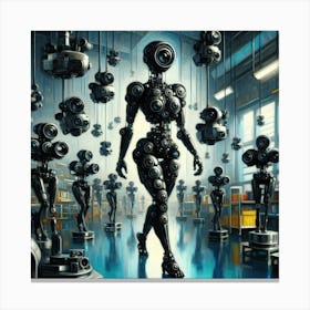 Robot Woman 27 Canvas Print