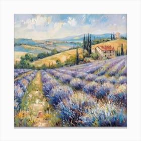 Lavender Field 12 Canvas Print